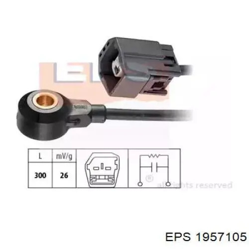 Sensor de detonaciones 1957105 EPS