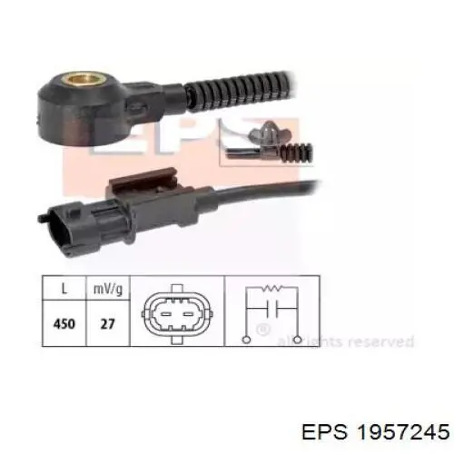 Датчик детонации ESSHY512 NTY
