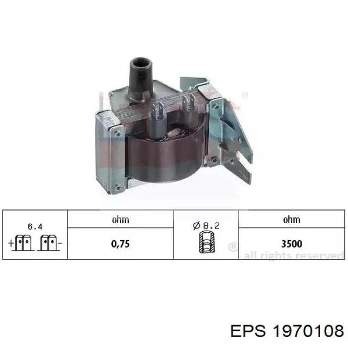 Bobina de encendido 1970108 EPS