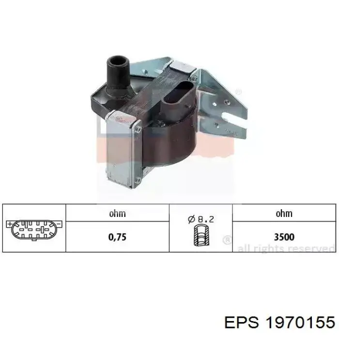 Купить B0066 General Motors Катушка зажигания