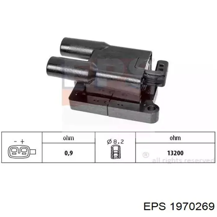 Катушка зажигания B0044 General Motors