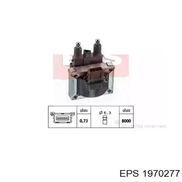 Катушка зажигания EPS 1970277