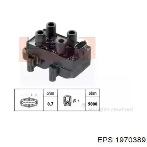 Катушка зажигания 245223 VALEO