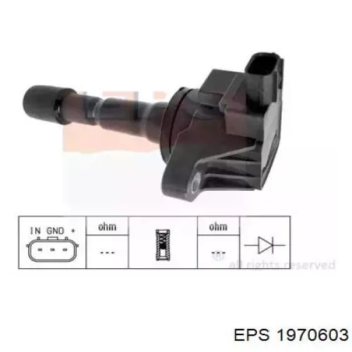 1.970.603 EPS bobina de ignição