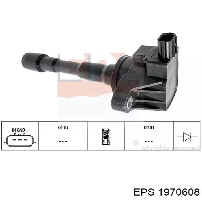Катушка зажигания 1970608 EPS