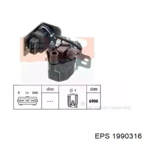 1990316 EPS модуль зажигания (коммутатор)