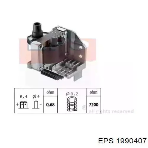 1990407 EPS модуль зажигания (коммутатор)