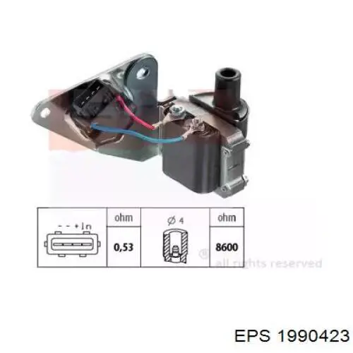 Катушка зажигания 1990423 EPS