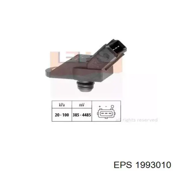 Sensor De Presion Del Colector De Admision 1993010 EPS