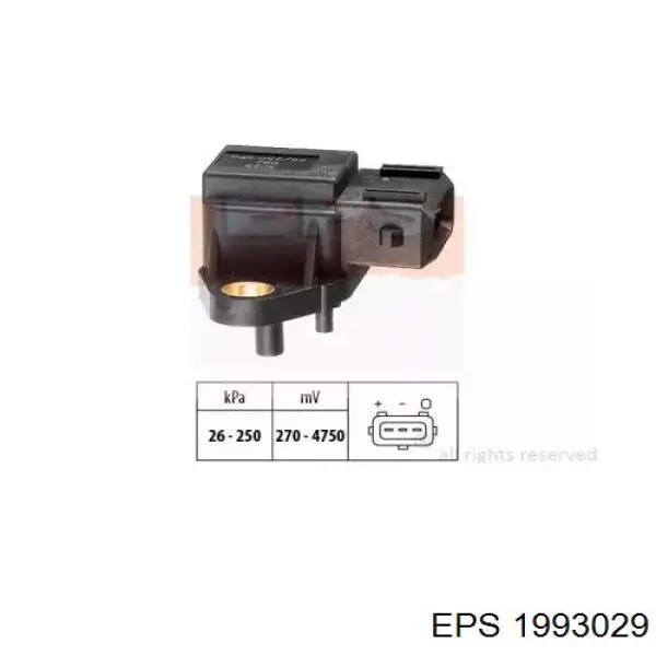 Sensor De Presion Del Colector De Admision 1993029 EPS