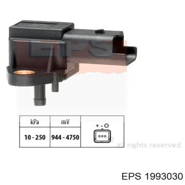 Sensor De Presion Del Colector De Admision 1993030 EPS