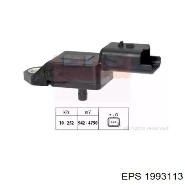 Датчик абсолютного давления 00001920GH Peugeot/Citroen