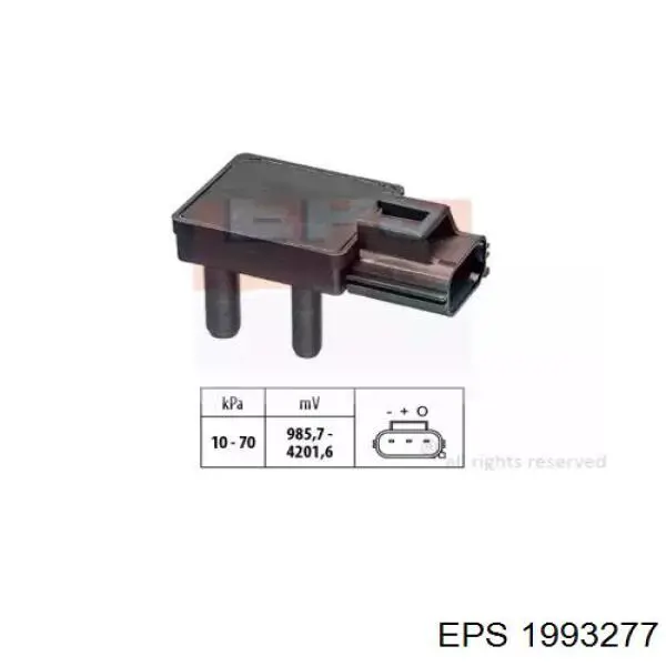 Sensor De Presion De Escape 1993277 EPS