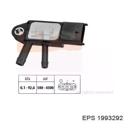 Sensor De Presion De Escape 1993292 EPS