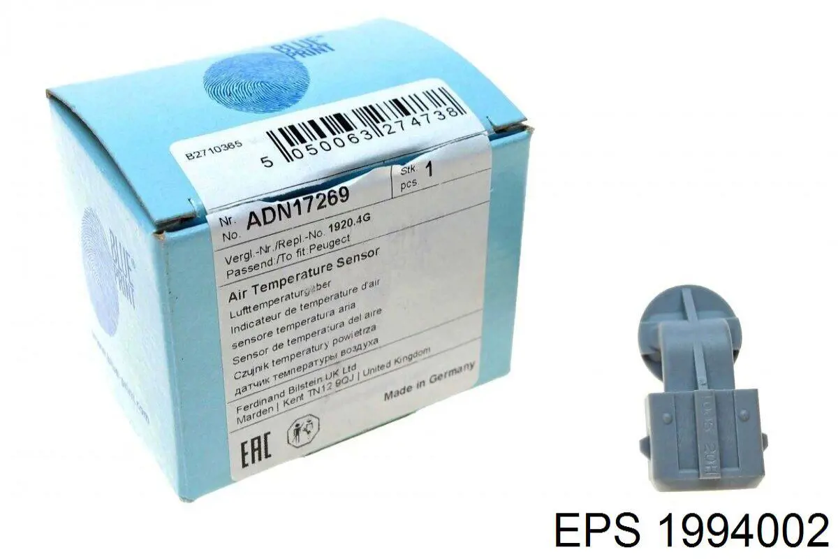 Датчик температуры всасываемого воздуха 1994002 EPS