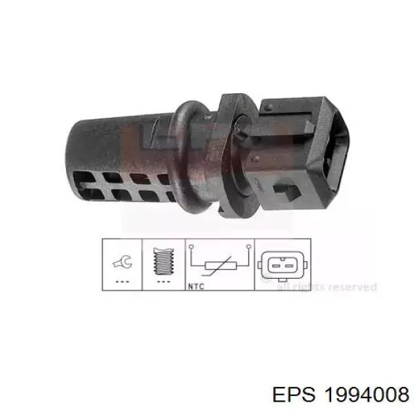 Sensor, temperatura del aire de admisión 1994008 EPS