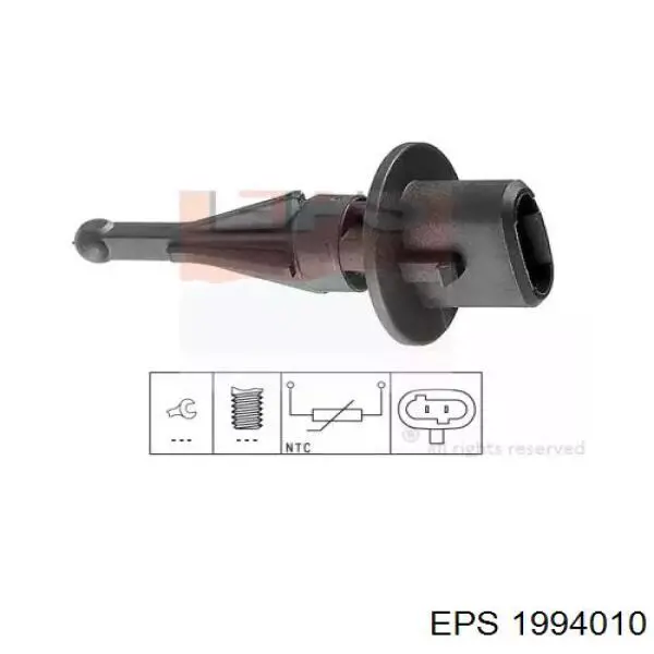 Sensor, temperatura del aire de admisión 1994010 EPS