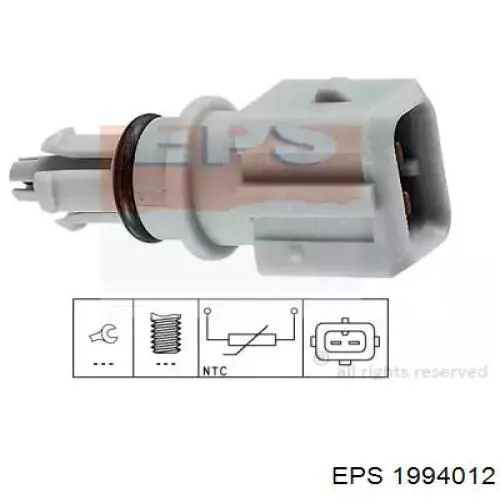 1994012 EPS sensor de temperatura da mistura de ar