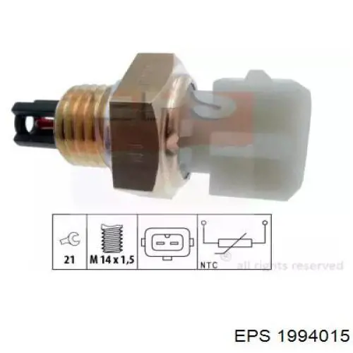 1994015 EPS sensor de temperatura da mistura de ar
