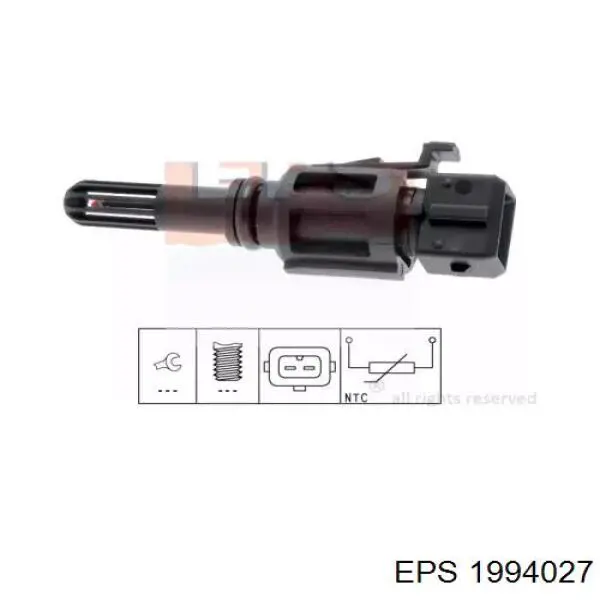 Sensor, temperatura del aire de admisión 1994027 EPS