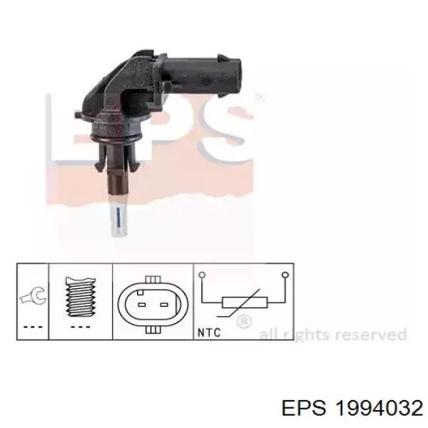 Датчик температуры воздушной смеси 1994032 EPS
