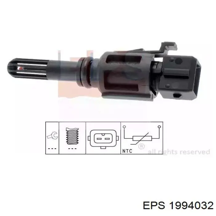 Sensor de temperatura da mistura de ar EPS 1994032 preço, a partir de 23,59 USD