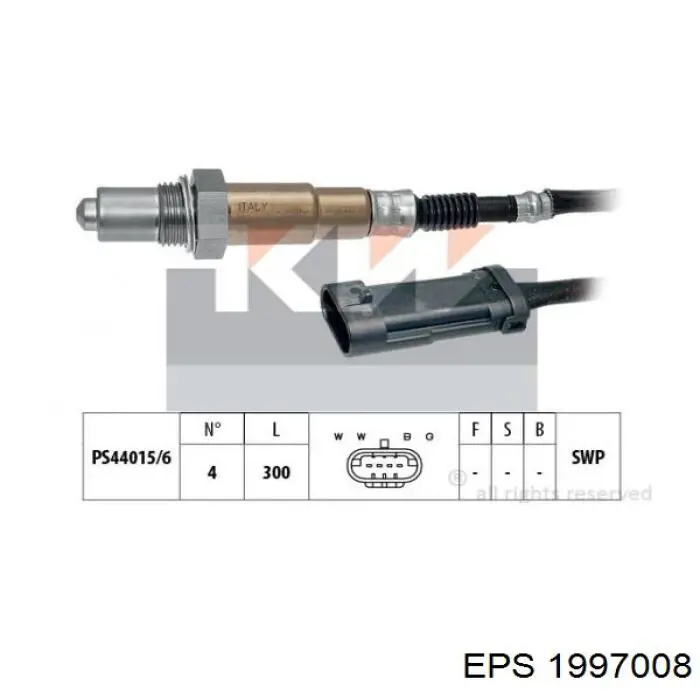 Лямбдазонд, датчик кислорода до катализатора EPS 1997008 цена, от 39.71 USD