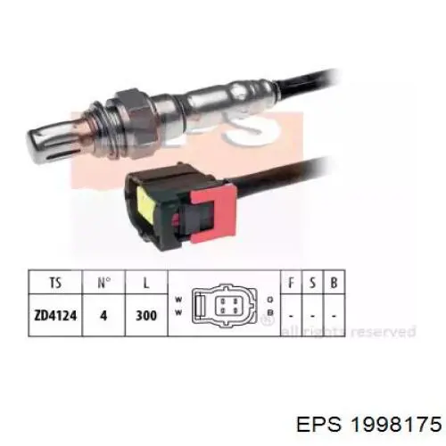 Датчик кислорода до катализатора 1998175 EPS