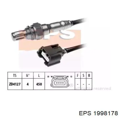 Датчик кислорода до катализатора 1998178 EPS