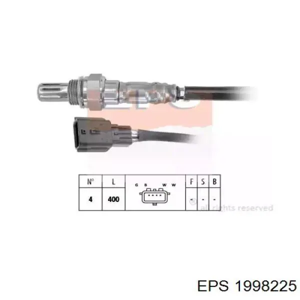 Датчик кислорода до катализатора 226A04BB0A Nissan