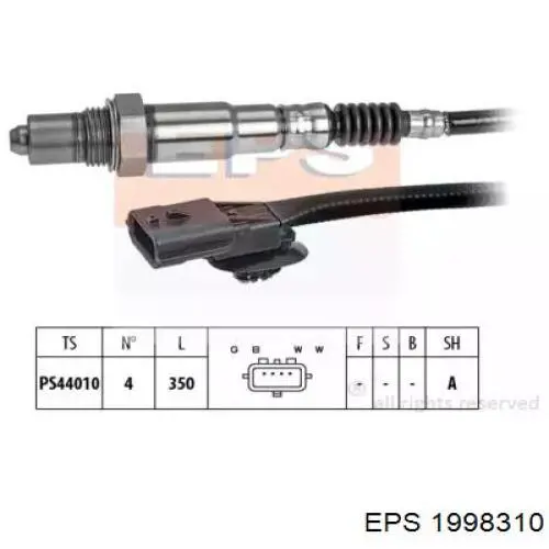 Датчик кислорода до катализатора 1998310 EPS