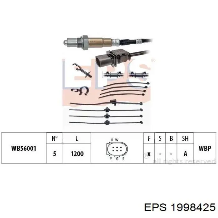 Датчик кислорода до катализатора 1998425 EPS