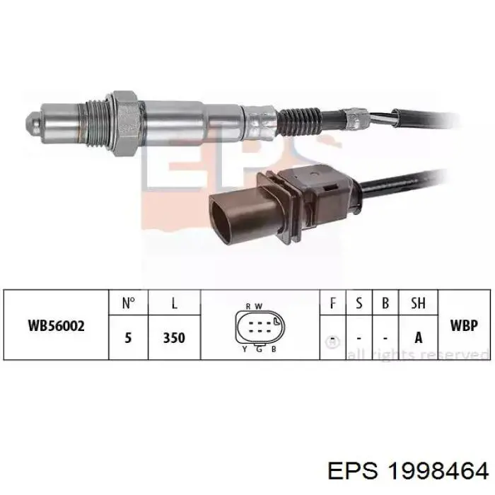 1998464 EPS Лямбда-зонд, датчик кислорода до катализатора