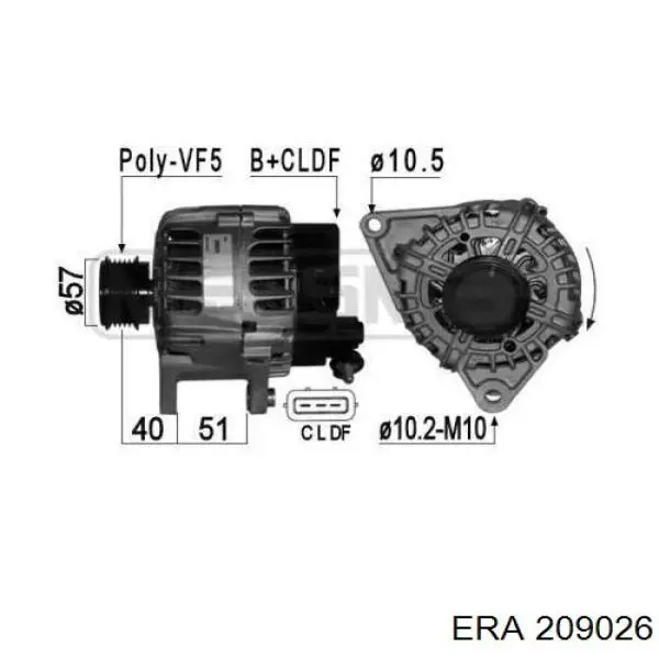 Генератор 209026 ERA