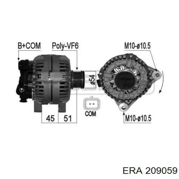 Генератор 209059 ERA