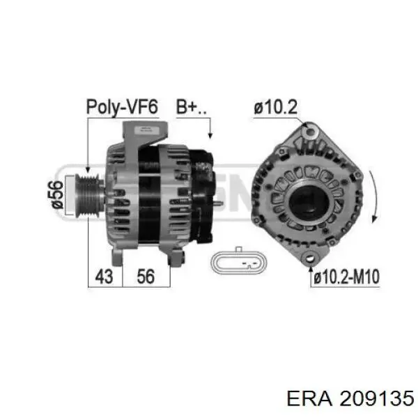 A6711540302 Ssang Yong gerador