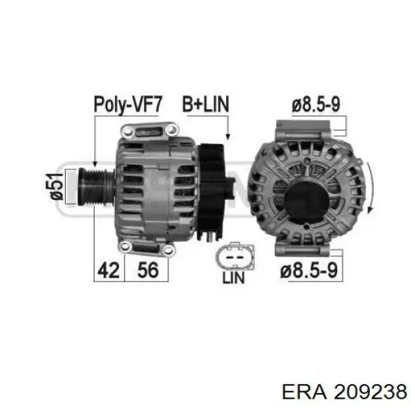 Генератор 209238 ERA