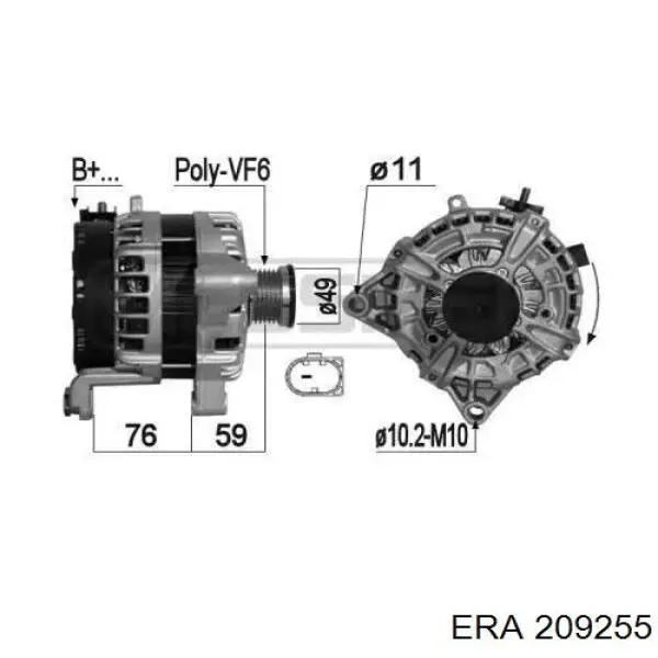 Генератор 209255 ERA