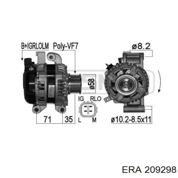 Генератор 209298 ERA