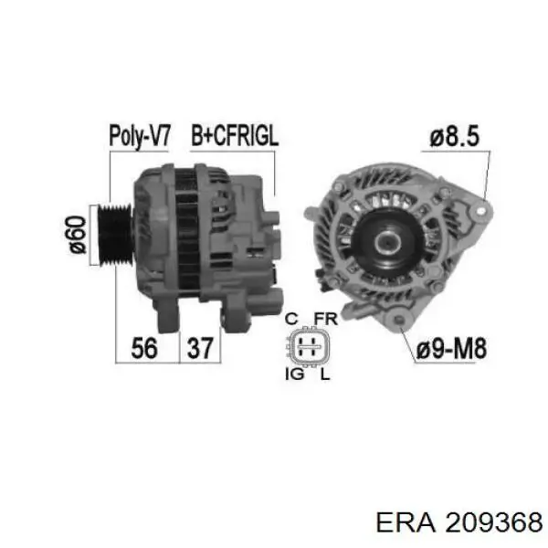 Генератор 209368 ERA