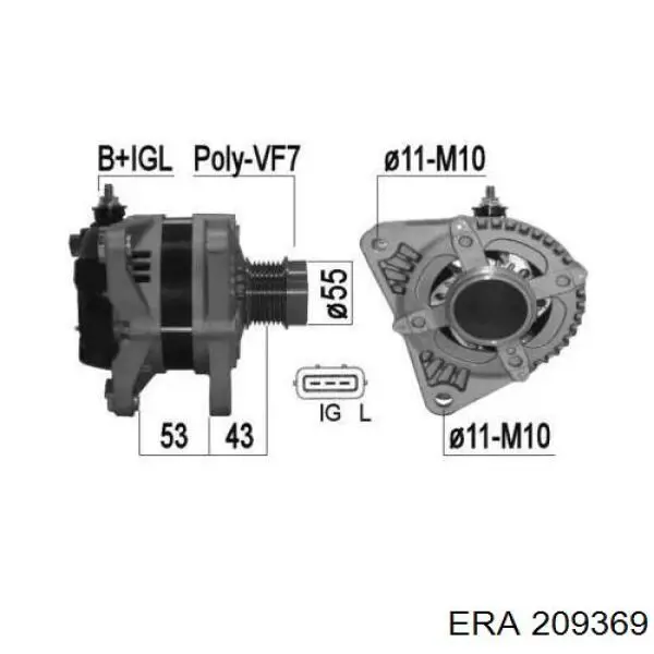 Генератор 209369 ERA