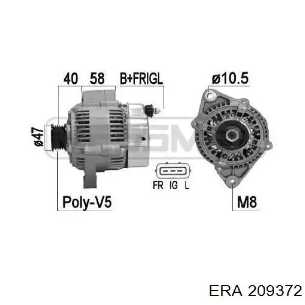 Генератор 209372 ERA