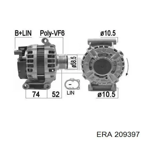 Генератор 209397 ERA