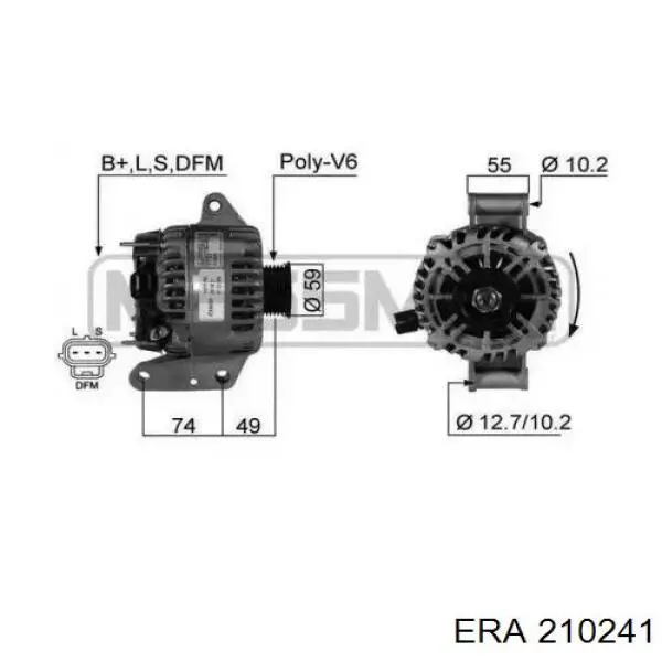 Alternador 210241 ERA