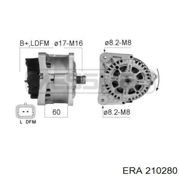 Генератор 210280 ERA