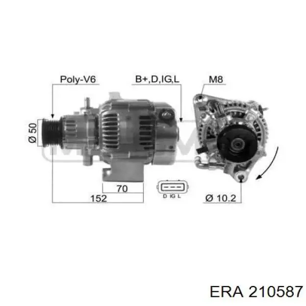 Генератор 210587 ERA