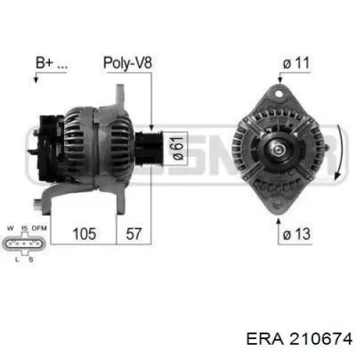 Генератор 210674 ERA