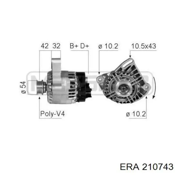 Генератор 210743 ERA