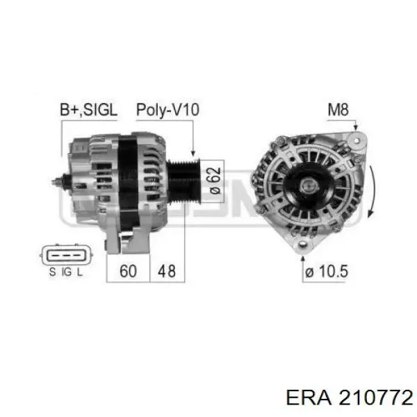 Генератор 210772 ERA