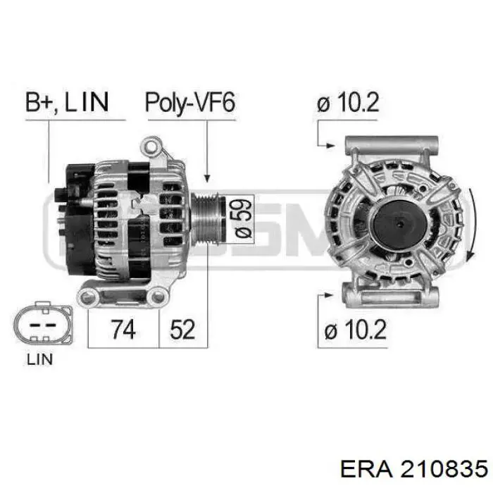 Генератор 210835 ERA